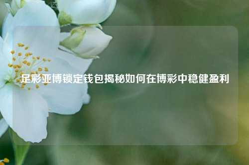 足彩亚博锁定钱包揭秘如何在博彩中稳健盈利